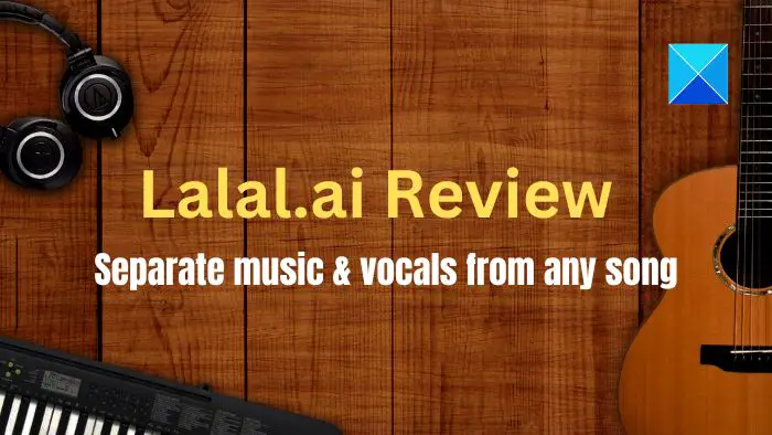 Lalal AI Background Noise Remover